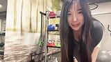 Schattig Aziatisch meisje op gym misleidt man tot nutting tijdens No Nut 2 november snapshot 11