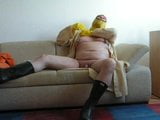 the fat piss-pervert in stinky rubber wellies snapshot 6