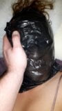 Big tit slut plastic bag breath play snapshot 5