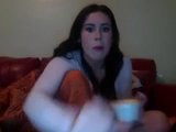 Chloe Lamb - snacking on her webcam snapshot 2