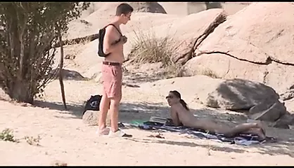 A Stranger Falls for Jotade's Big Cock at the Nudist Beach: Cowgirl Porn by FAKings | xHamster