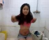 Nezha arendo Filipino girl hard fucking in bathroom snapshot 1