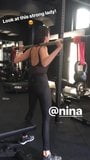 Nina Dobrev shows off her incredible ass while working out snapshot 5