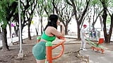 Beautiful Latina finds Liam's horny guy in the park and proposes that he fuck her pussy - Porn in Spanish snapshot 1