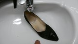 Piss in co-workers high heel snapshot 2