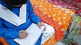 Desi School Girl Caught And Fucked While She is Making Naughty Drawing snapshot 2