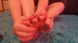 hot foot fetish video close up snapshot 1