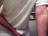 Me Cumming in boxer shorts snapshot 1