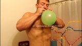 Balloon Fetish - Aiden Blowing Balloons snapshot 2