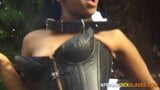 Ebony Slut Restrained for Outdoor Bondage Punishment snapshot 9