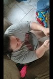 Unhappy Fat Trash Slut sucks cock snapshot 1