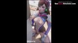 Трах Overwatch - минет dva snapshot 4