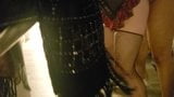 College Student Cross Dresser Fucked Standing. snapshot 3