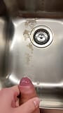 Cum explosion in sink!! snapshot 2