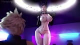 Tifa mostra le sue enormi tette perfette e scopa sullo strip club stage snapshot 13