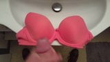 Sborra sul reggiseno rosa della sorella degli amici snapshot 1