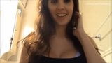 Hot girl farting in her bathroom snapshot 1