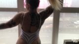 Valentine Day public booty twerk flashing snapshot 8