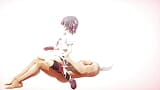 Lamb Kiso Sex Dance Kancolle MMD - user1536190 - Warna Rambut Perak Edit Smixix snapshot 1