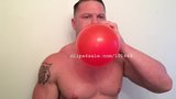 Balloon Fetish - Brock Blowing Balloons snapshot 2