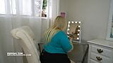 Bbw peitos enormes lila adorável fodida e gozada por um tesão peeping tom snapshot 3