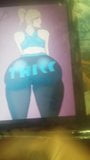 Cum Tribute - Samus Aran (Metroid) (Wii Fit Trainer Cosplay) snapshot 2