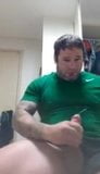 beefy football player stroking on cam 1 snapshot 5