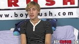 Blond twink dildo fucking himself during solo masturbation snapshot 11