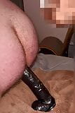 Massive black dildo splitting my ass open causing me to moan and groan in shear delight and pleasure snapshot 6