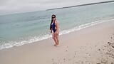 Latina-eheschlampe, die am strand geht, trifft safado und hat sex mit ihm ohne kondom 2 snapshot 12