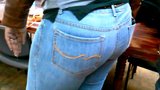 Ebony Big Ass Wide Hips in Blue Jeans! snapshot 7