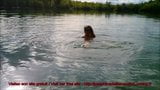 Josephine of Mauritius Island : nude pissing and swimming ! snapshot 2