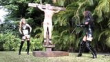 OUTDOOR WHIPPING ON THE CROSS snapshot 4