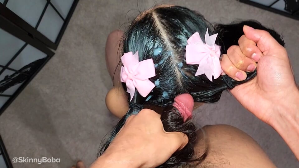 Don't look sweetie! This is a secret Stepdad head massage now that you're 18
