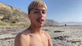 วันชายหาด – หนุ่มร่างบางโดนเย็ดสดในที่สาธารณะ – letthemwatch juven snapshot 7