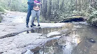 Pretty Indian Couple Making Love in River Side - Desi Outdoor Sex ...