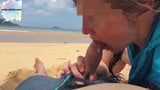 Blowjob at the beach snapshot 2