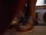 Ebony cock crushing under heels-my sexy summer time sandals snapshot 10