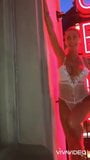 Swedish milf - Posing in neon lights snapshot 3