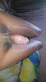 Shiny pantyhose sheath cock snapshot 1