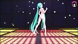 Schattige Miku - sexy dans volledig naakt snapshot 1