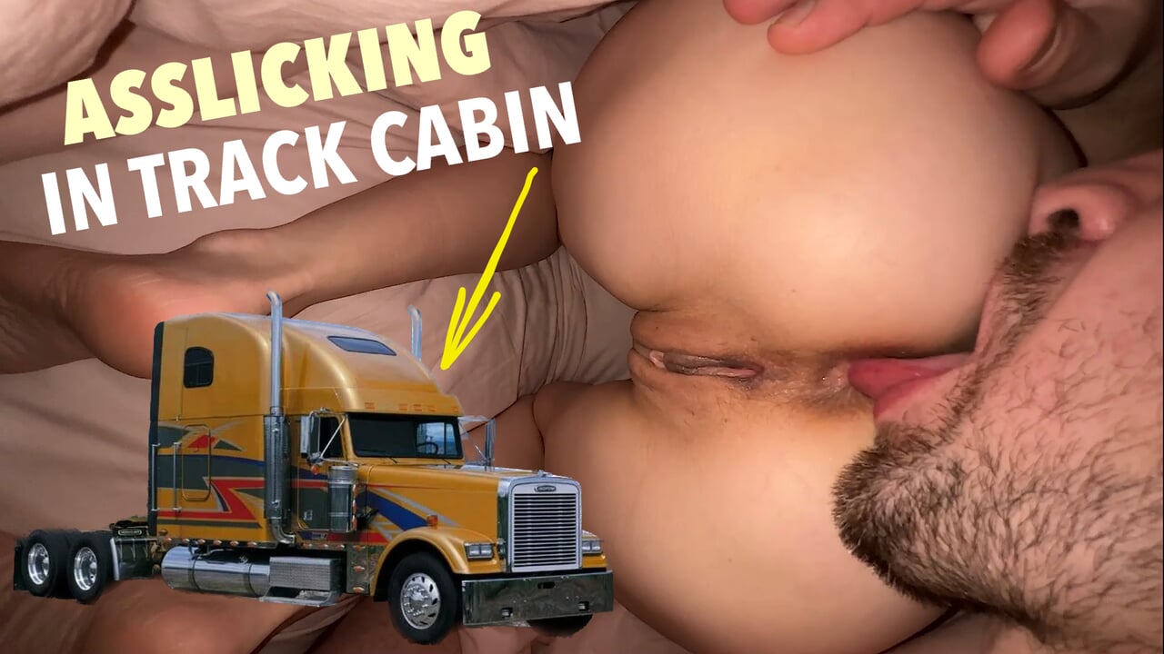 Why do girls 💦cum fast from asslicking in a truck cabin under a blanket?