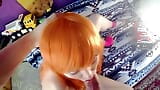 Red-haired Teenager Playing and Suddenly Got a Huge Cock in Her Mouth snapshot 4