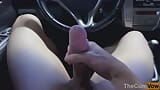 INTENSE PUBLIC ORGASM - Car Masturbation snapshot 9