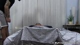 Cumming Sean Holmes wakes up during feet worship snapshot 1