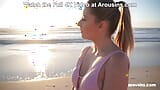 Bist du jemals am strand geblasen worden? POV rebecca Volpetti &jason love bei Arousins snapshot 3