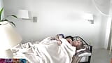 Stepmom shares a single hotel room bed with stepson snapshot 4