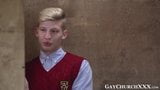 Dini twink barebacked sonra veren baba ıslak oral seks snapshot 2