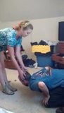 Ballbusting mistress homemade webcam snapshot 9