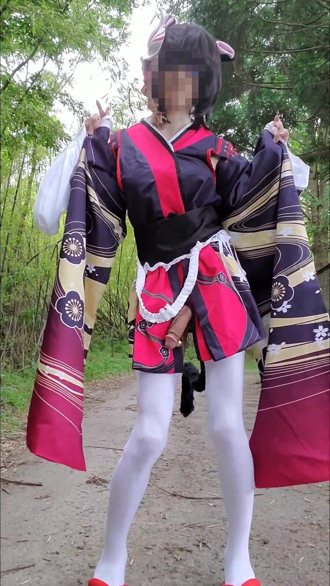 Yamashiro cosplay público japonés